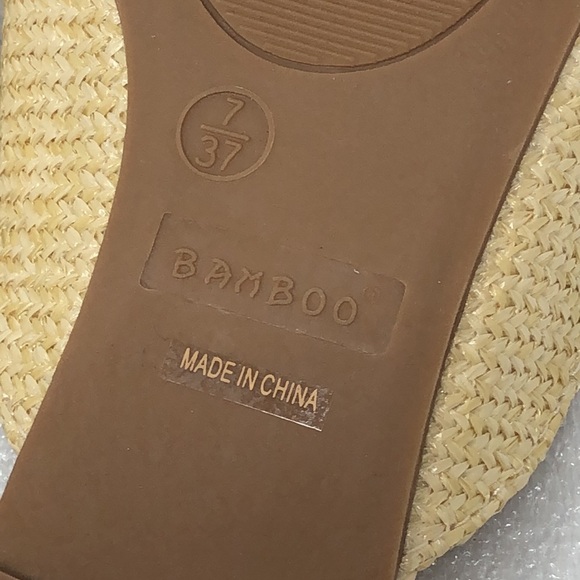 New Bamboo The Journal Raffia Mule Women’s Size 7 - Picture 13 of 14